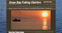 Desktop Screenshot of greenbayfishingcharters.com